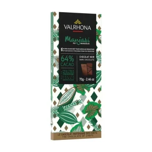 Tablette chocolat noir Manjari 64% - 70 g