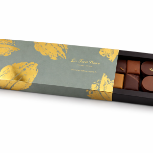 Coffret bonbons chocolat noir et lait