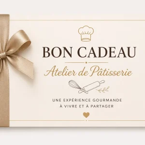 Bon cadeau pour un atelier pâtisserie chez La Forêt Noire
