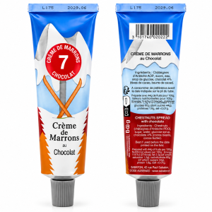 Tube crème de marrons au chocolat 80gr (Piste rouge)