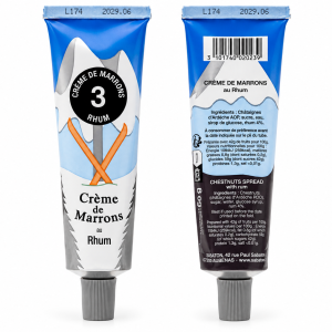 Tube crème de marrons au Rhum 80gr (Piste noire)
