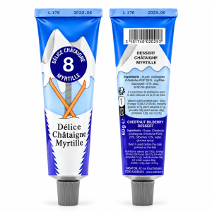 Tube délice châtaigne myrtille 80gr (Piste bleue)